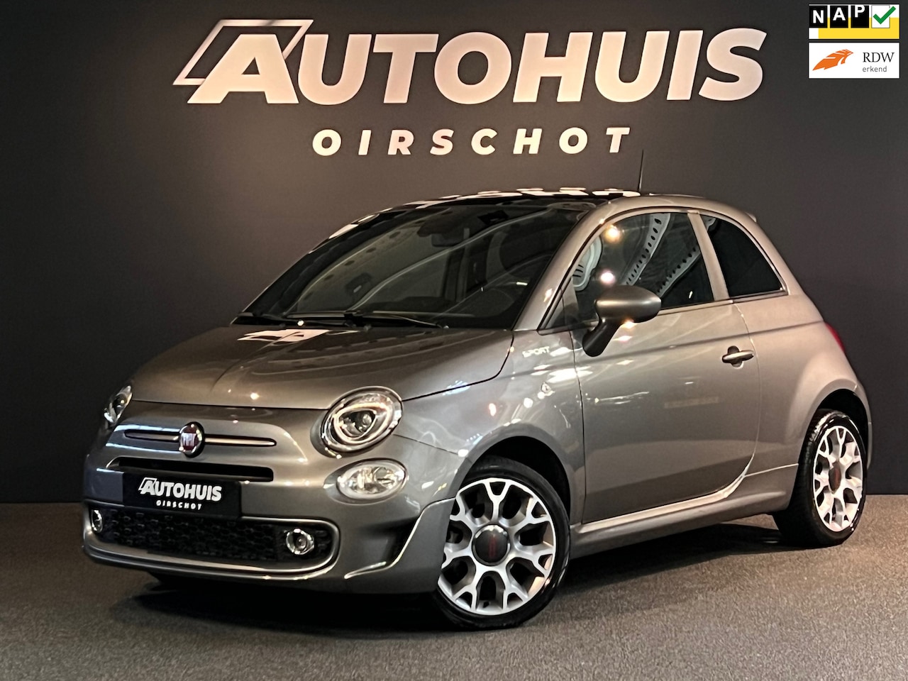 Fiat 500 - 1.0 Hybrid Sport Carplay/ Climate/ CruiseControl/ Panorama/ PDC - AutoWereld.nl