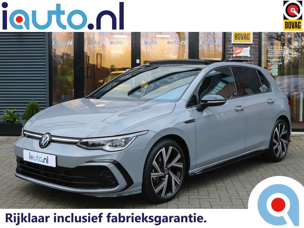 Volkswagen Golf - 1.5 eTSI 150PK DSG R-Line Black Style Pano/IQ.Light/Keyless/Camera/18" Bergamo/LED Grill - AutoWereld.nl