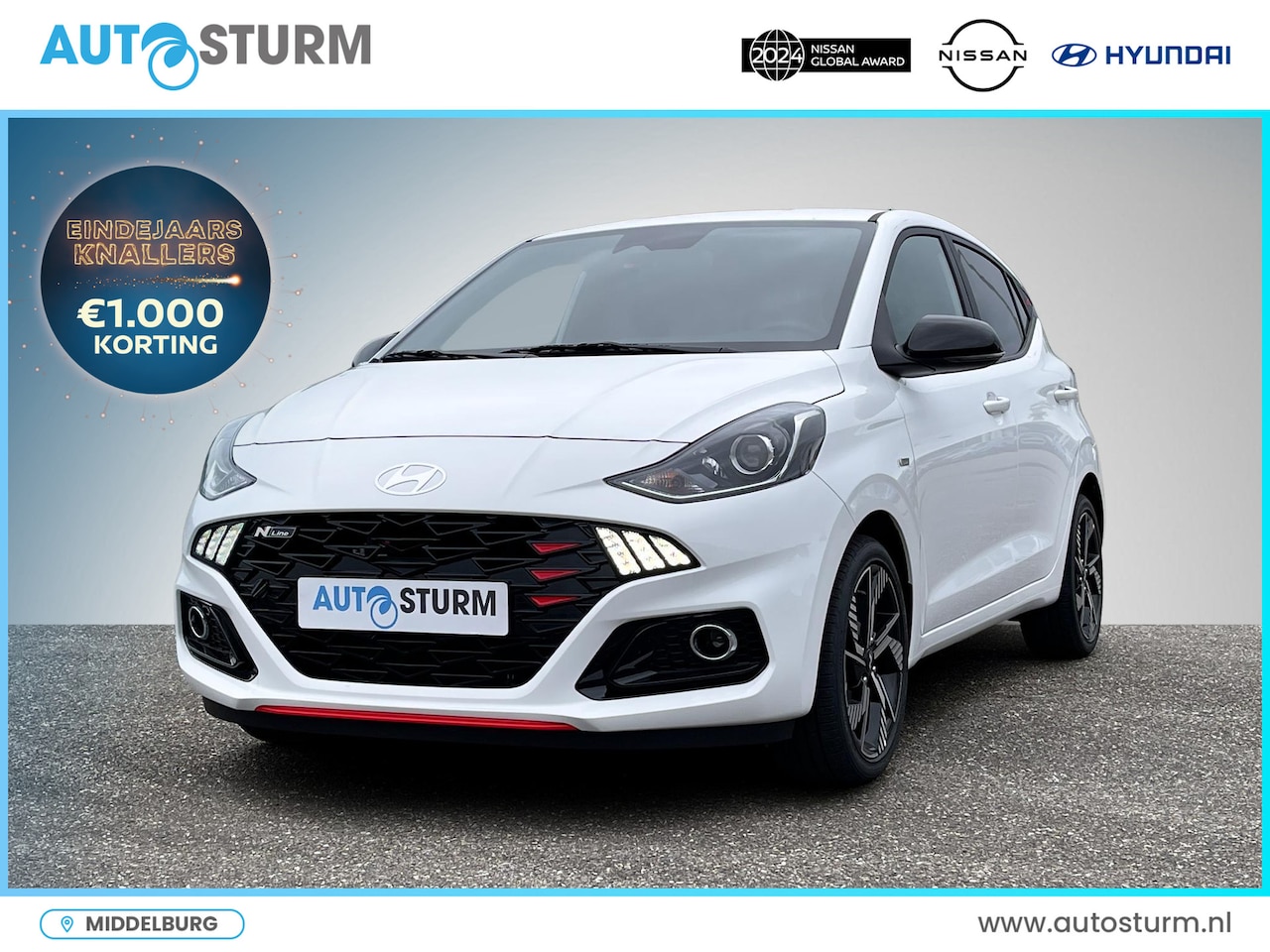 Hyundai i10 - 1.0 T-GDI N Line 5-zits 1.0 T-GDI N Line 5-zits - AutoWereld.nl