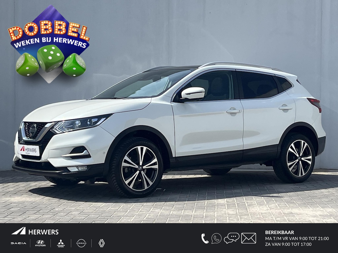 Nissan Qashqai - 1.3 DIG-T 140PK N-Connecta / Panoramadak / Adaptieve cruise control / Dodehoekdetectie / S - AutoWereld.nl