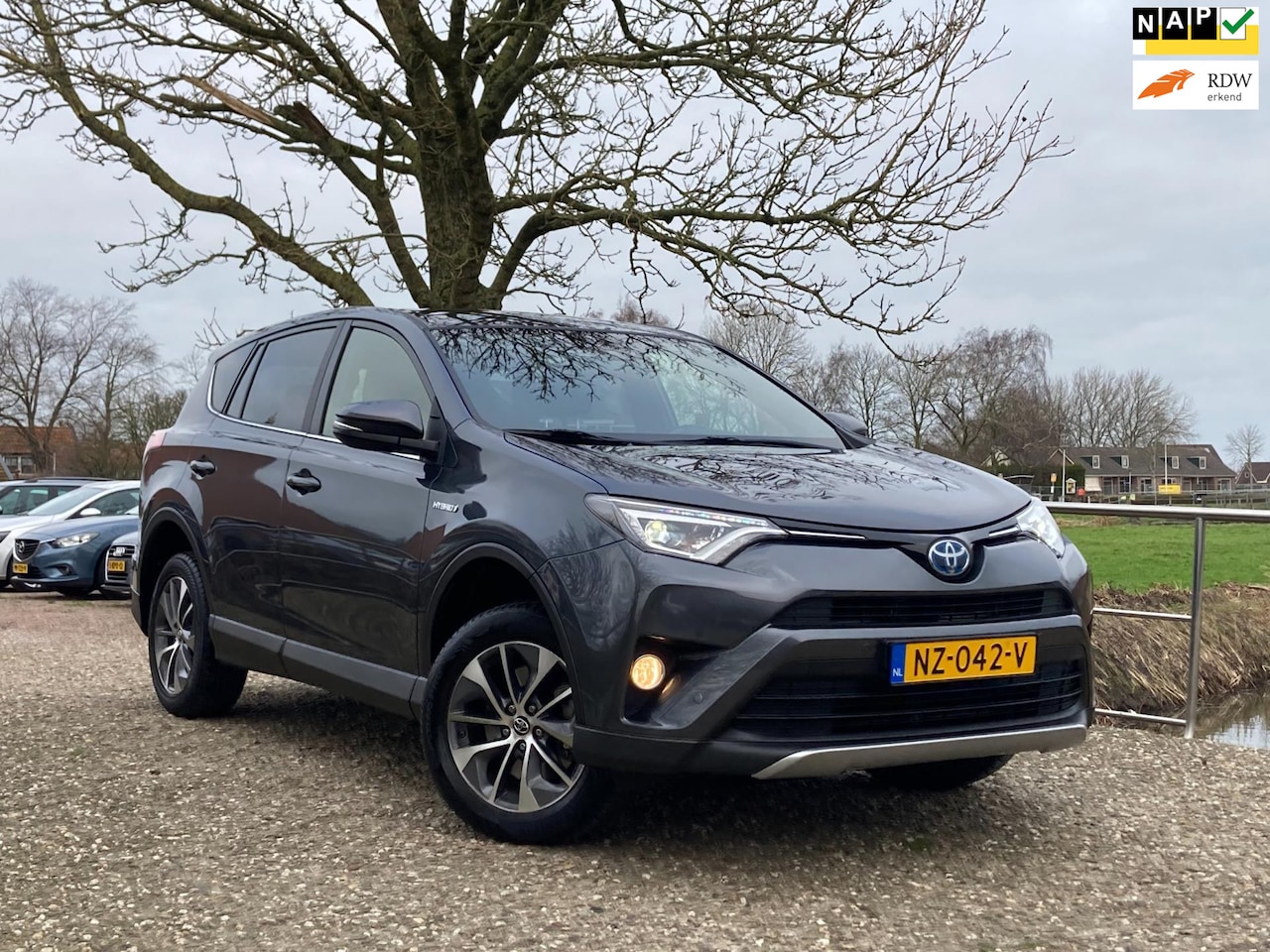 Toyota RAV4 - 2.5 Hybrid AWD Style | Half leder + Cruise + Clima + Navi nu € 16.975,-!!! - AutoWereld.nl