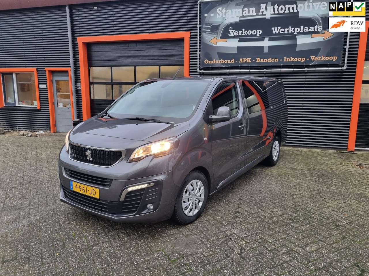 Peugeot Expert - 231L 2.0 BlueHDI 180 DC Premium dubbelcabine, automaat, navi, camera, - AutoWereld.nl