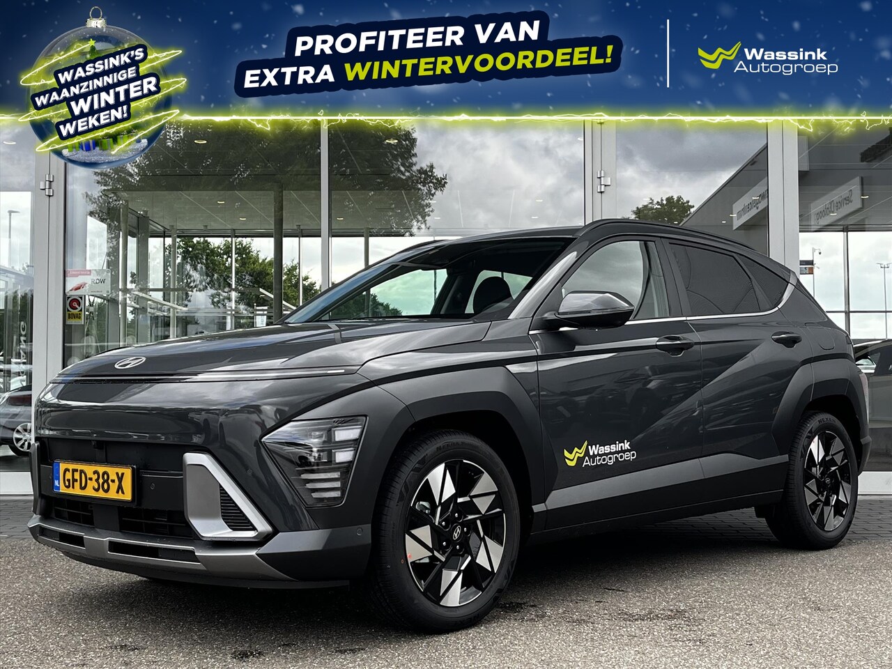 Hyundai Kona - New 1.6 GDI HEV 141pk DCT Premium | 360 camera | Navigatie | Stoelventilatie / verwarming - AutoWereld.nl