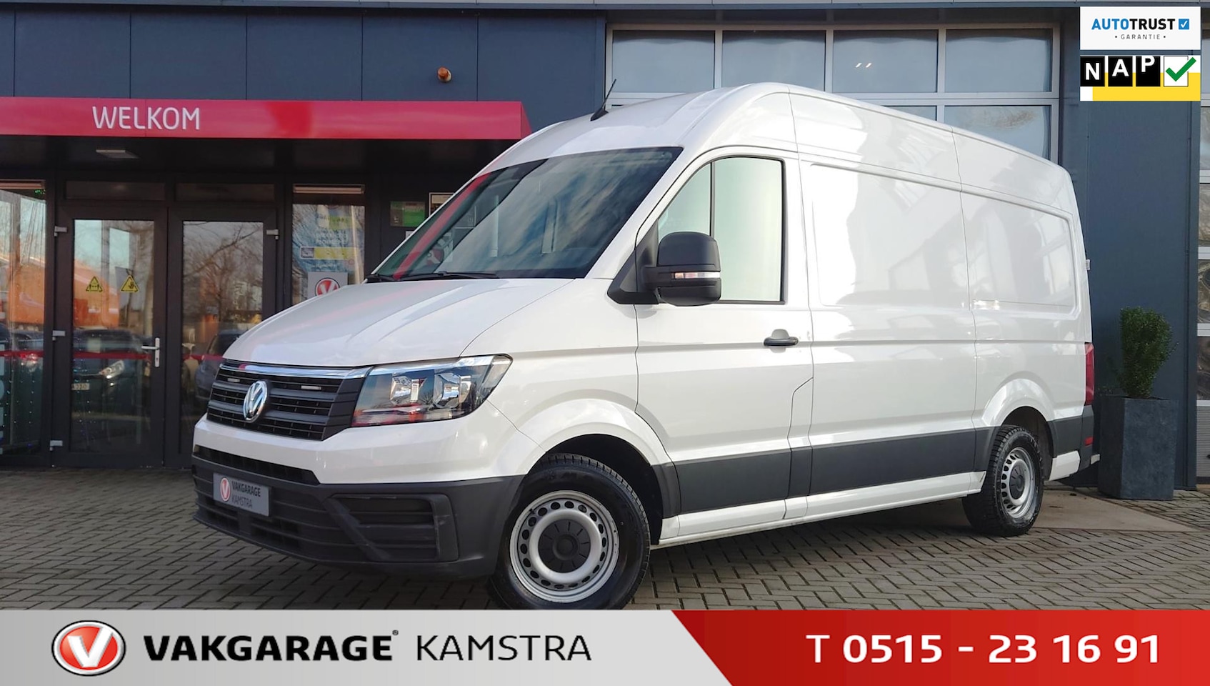 Volkswagen Crafter - 35 2.0 TDI L3H3 Highline Airco/Cruise/PDC - AutoWereld.nl