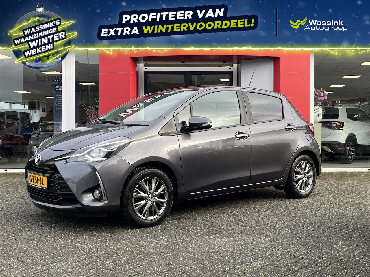 Toyota Yaris - 1.5 VVT-i 111pk 5D Dynamic | Climatronic | Navigatie | Camera | Cruise control | - AutoWereld.nl