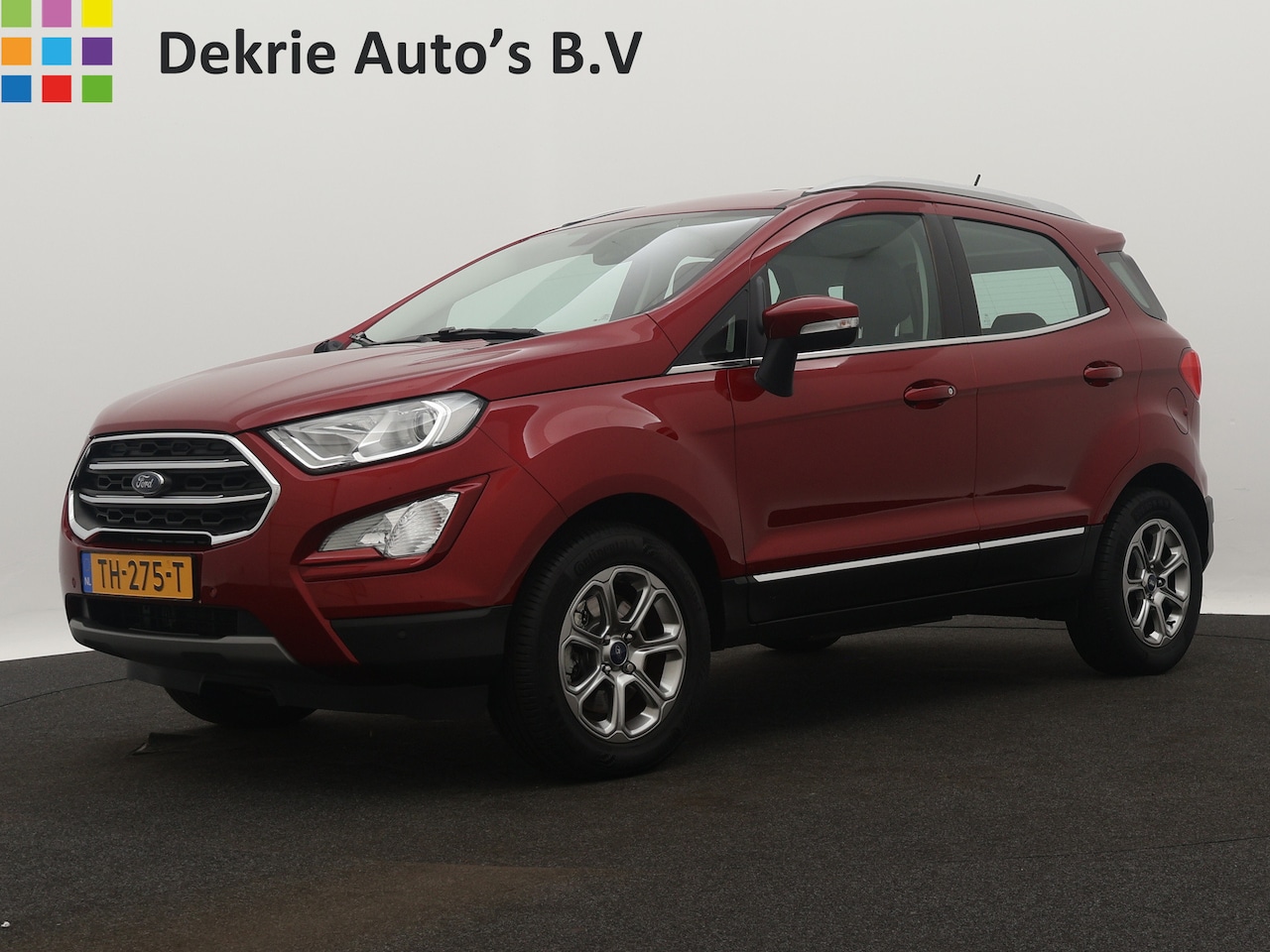 Ford EcoSport - 1.0 EcoBoost Titanium / Airco / Cruise-ctr. / Navigatie / Camera / Roofrail / Lmv 16" / Ca - AutoWereld.nl