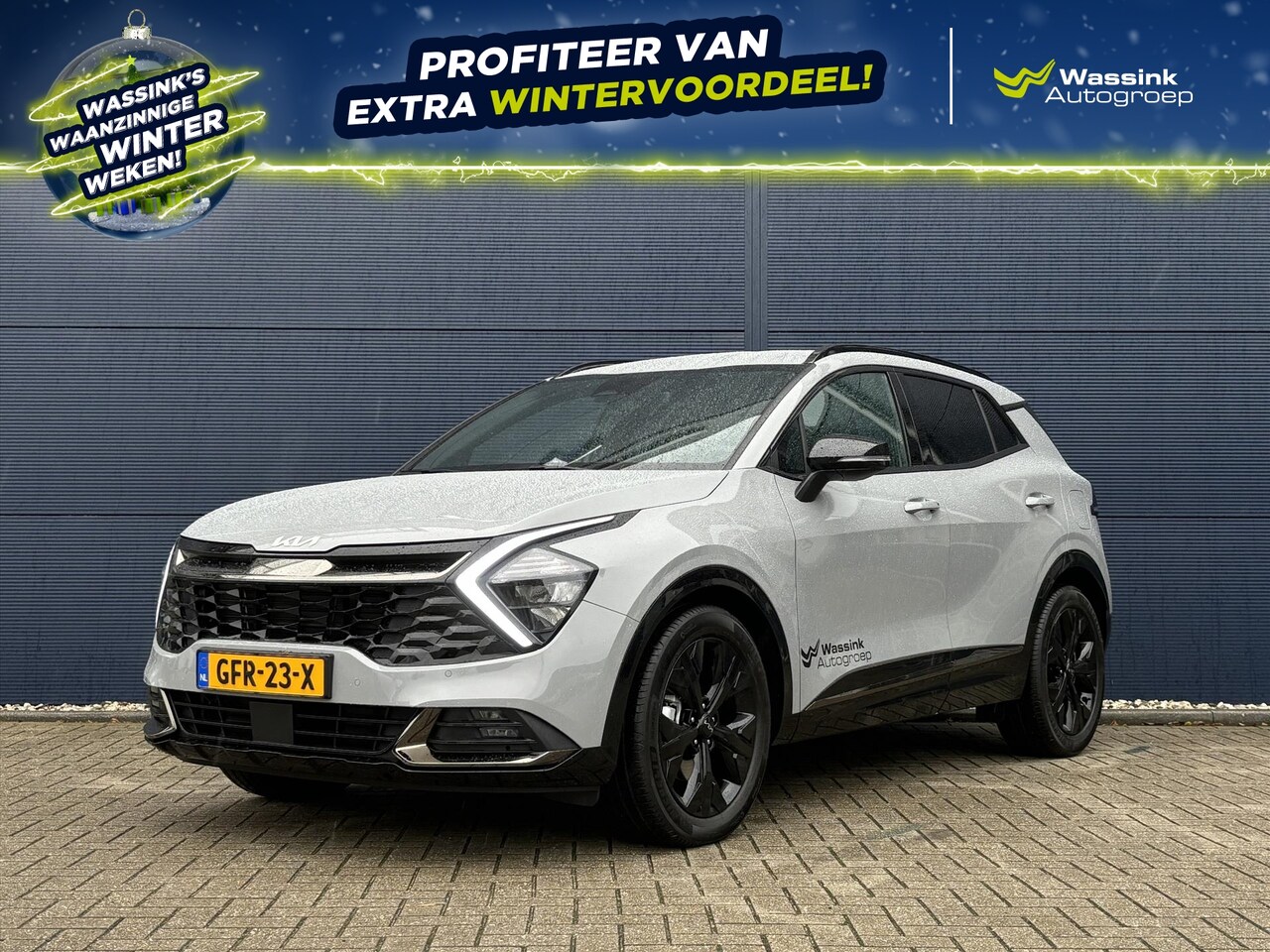 Kia Sportage - 1.6 T-GDi 150pk Mild Hybrid DCT7 Dark Edition | Speciale Uitvoering | Navigatie | Adaptive - AutoWereld.nl