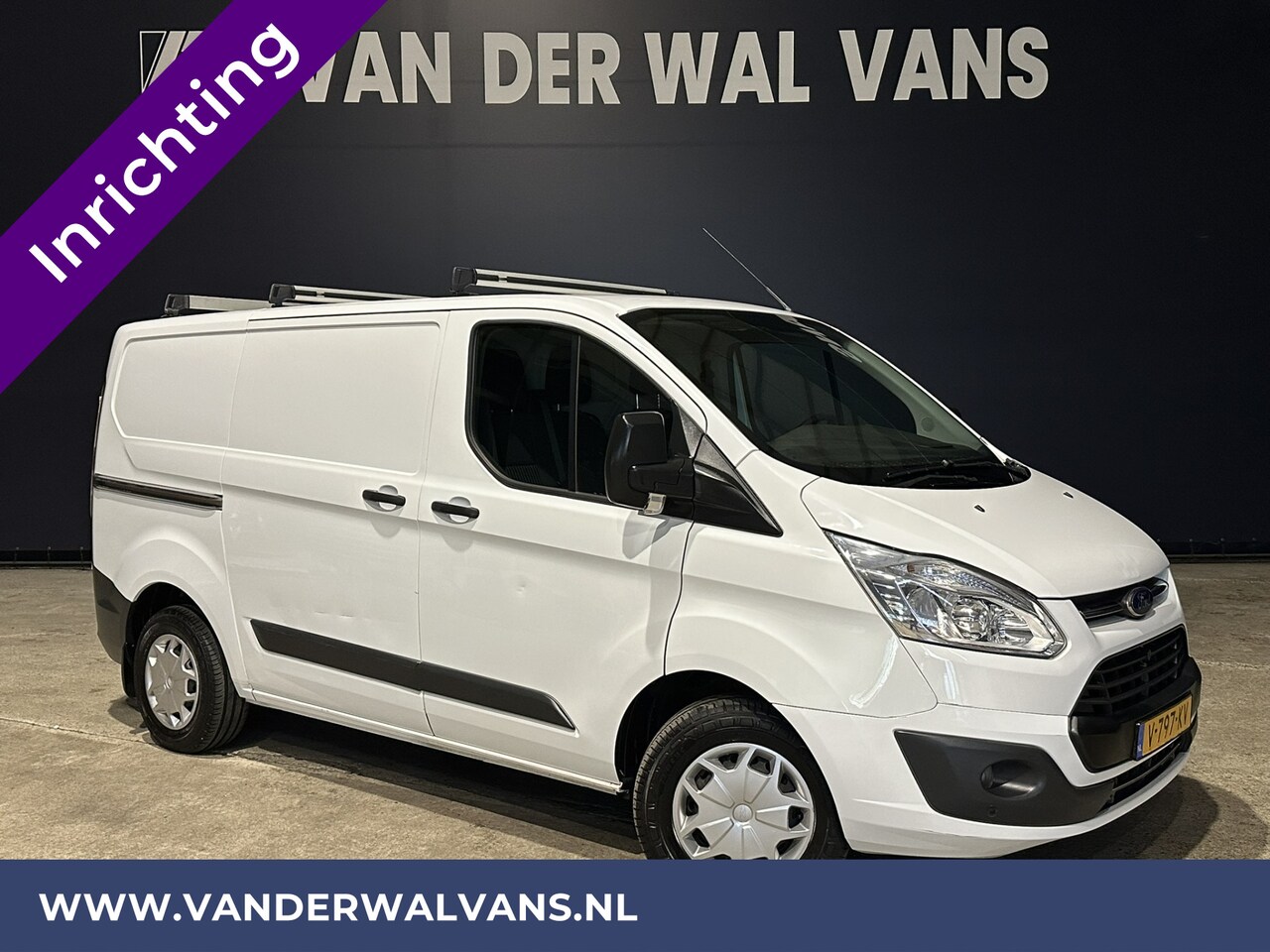 Ford Transit Custom - 2.0 TDCI L1H1 inrichting Euro6 Airco | Camera | Navigatie | Trekhaak Cruisecontrol, Parkee - AutoWereld.nl