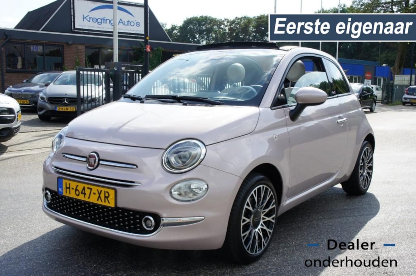 Fiat 500 C - 1.0 HYBRID STAR 1eEIG NAVI/LEDER/CRUISE/16INCH/PDC NIEUW STAA - AutoWereld.nl