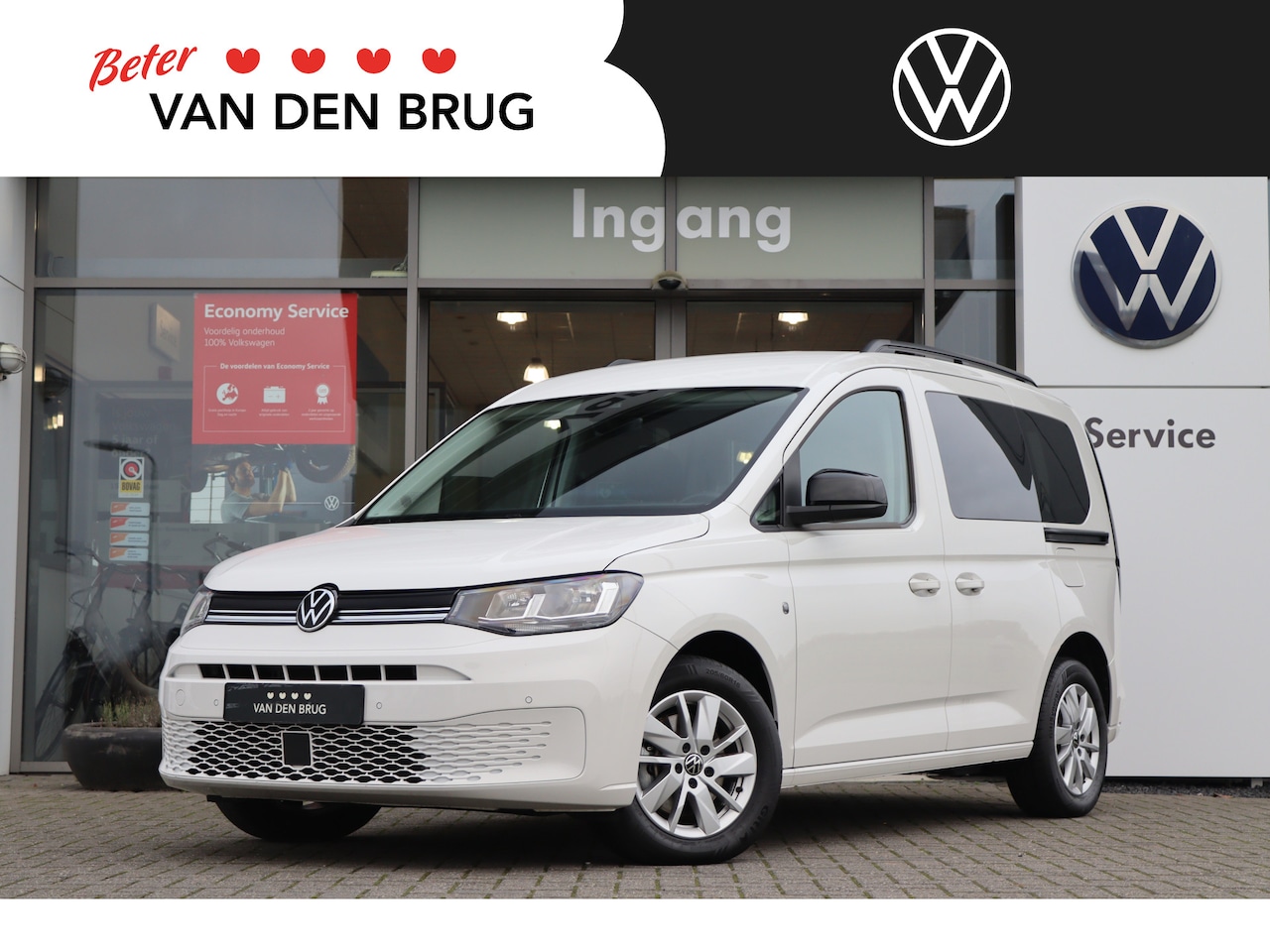 Volkswagen Caddy - 1.5 TSI 115 pk Life | Trekhaak Afneembaar | Climatronic | App Connect | PDC | Cruise Contr - AutoWereld.nl