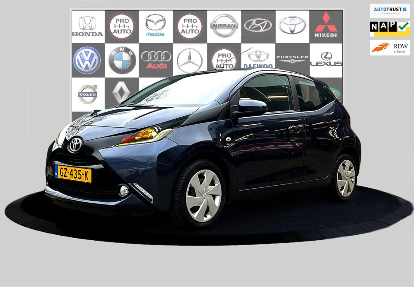 Toyota Aygo - 1.0 VVT-i x-play camera_Cruise_Airco_5drs - AutoWereld.nl