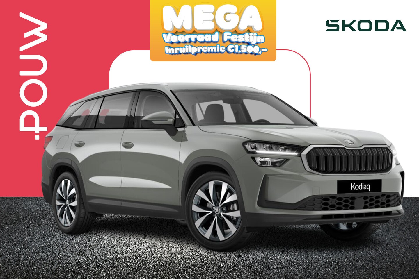 Skoda Kodiaq - 1.5 TSI 150pk Business Edition 7p. | Trekhaak Wegkl. | 19" Velgen - AutoWereld.nl