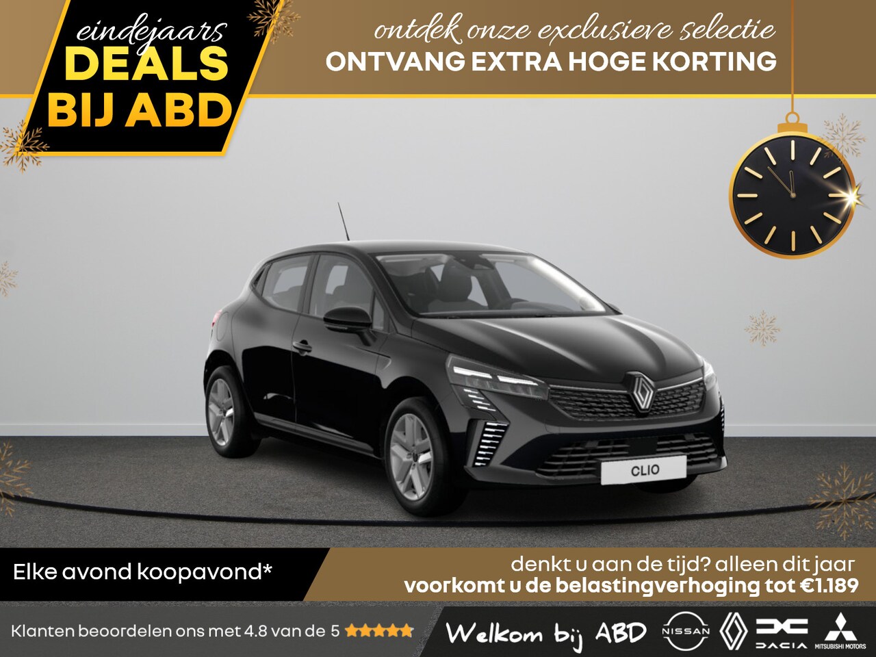 Renault Clio - Hybrid 145 E-TECH Evolution | Cruise control met snelheidsbegrenzer | Handbediende aircond - AutoWereld.nl