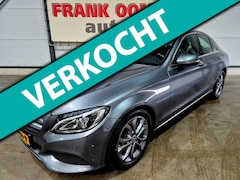 Mercedes-Benz C-klasse - 180 156PK Business Solution + Dealer OH|LED|Navi|Climate control|Cruise|PDC|Leder-stof|Sto