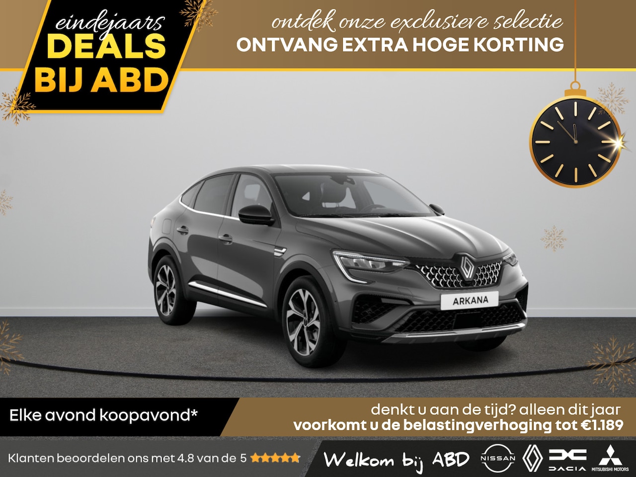 Renault Arkana - Full Hybrid 145 E-Tech Techno | Achteruitrijcamera | Adaptive Cruise Control | Blind Spot - AutoWereld.nl