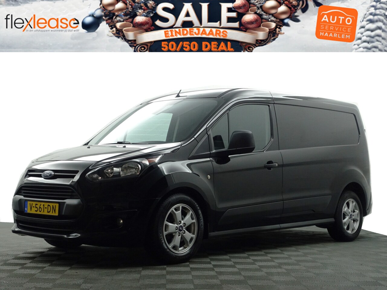 Ford Transit Connect - 1.5 TDCI Euro 6 L2 Trend Aut- 3 Pers, Camera, Navi, Cruise, Clima, Trekhaak, Park Assist - AutoWereld.nl