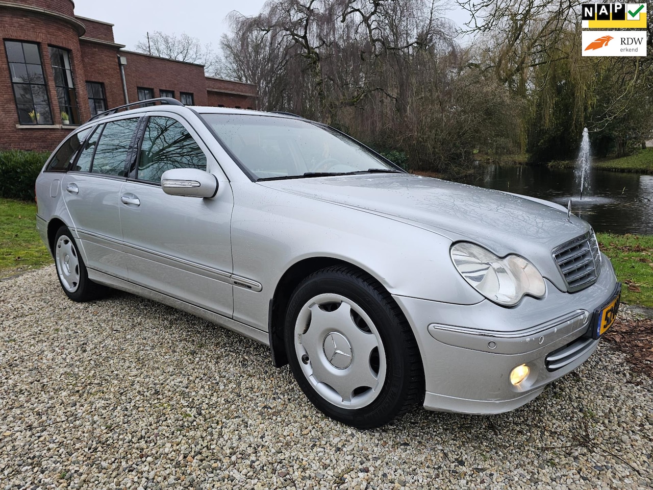 Mercedes-Benz C-klasse Combi - 180 K. Elegance AIRCO/cruise *apk:04-2025* - AutoWereld.nl