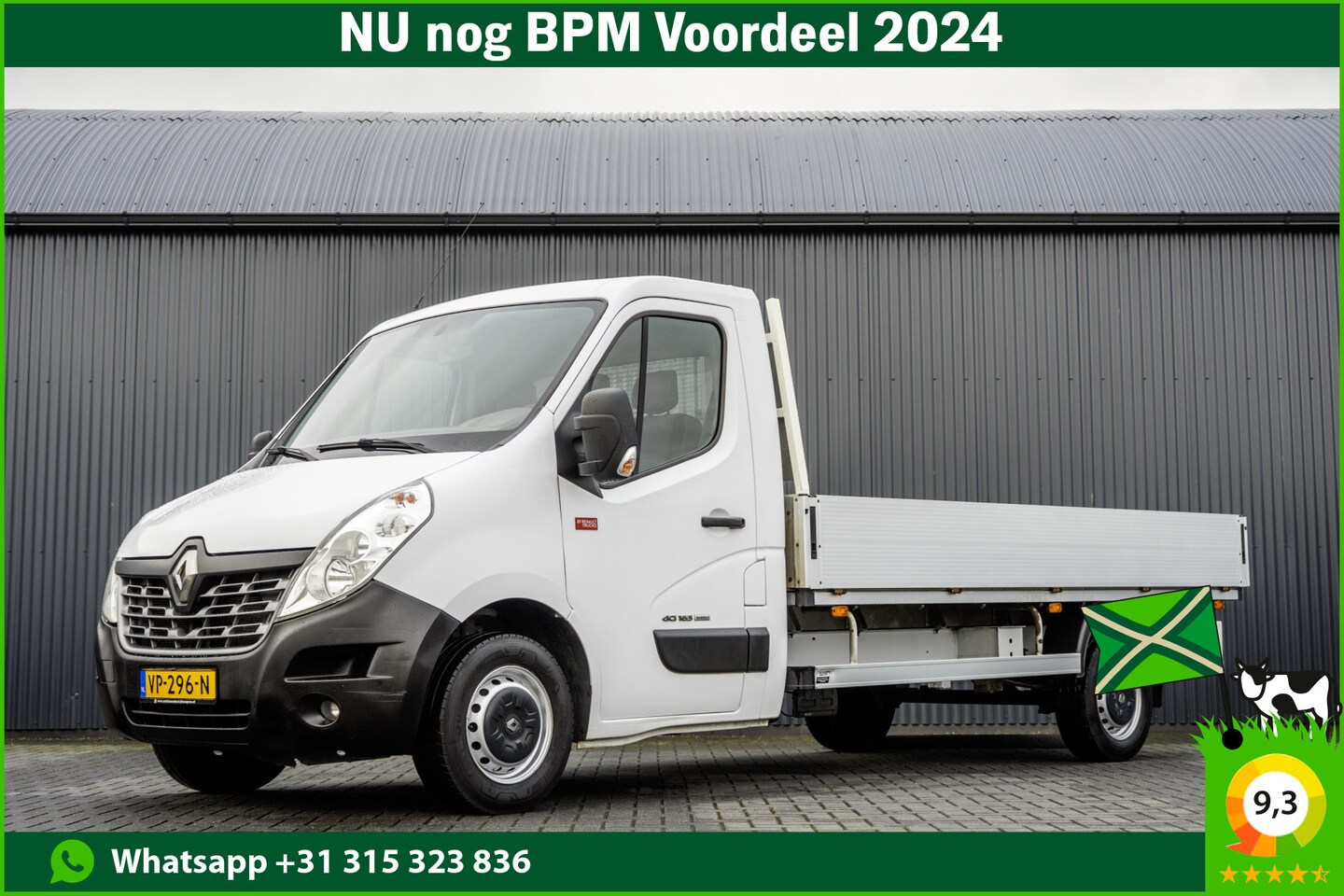 Renault Master - 2.3 dCi Open laadbak | 164 PK | 3.90M laadlengte | Cruise | Airco | Trekhaak - AutoWereld.nl