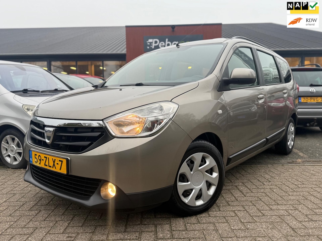 Dacia Lodgy - 1.2 TCe Lauréate 5p.Navigatie*Cruise Controll*Airco*Pdc*Trekhaak!!! - AutoWereld.nl