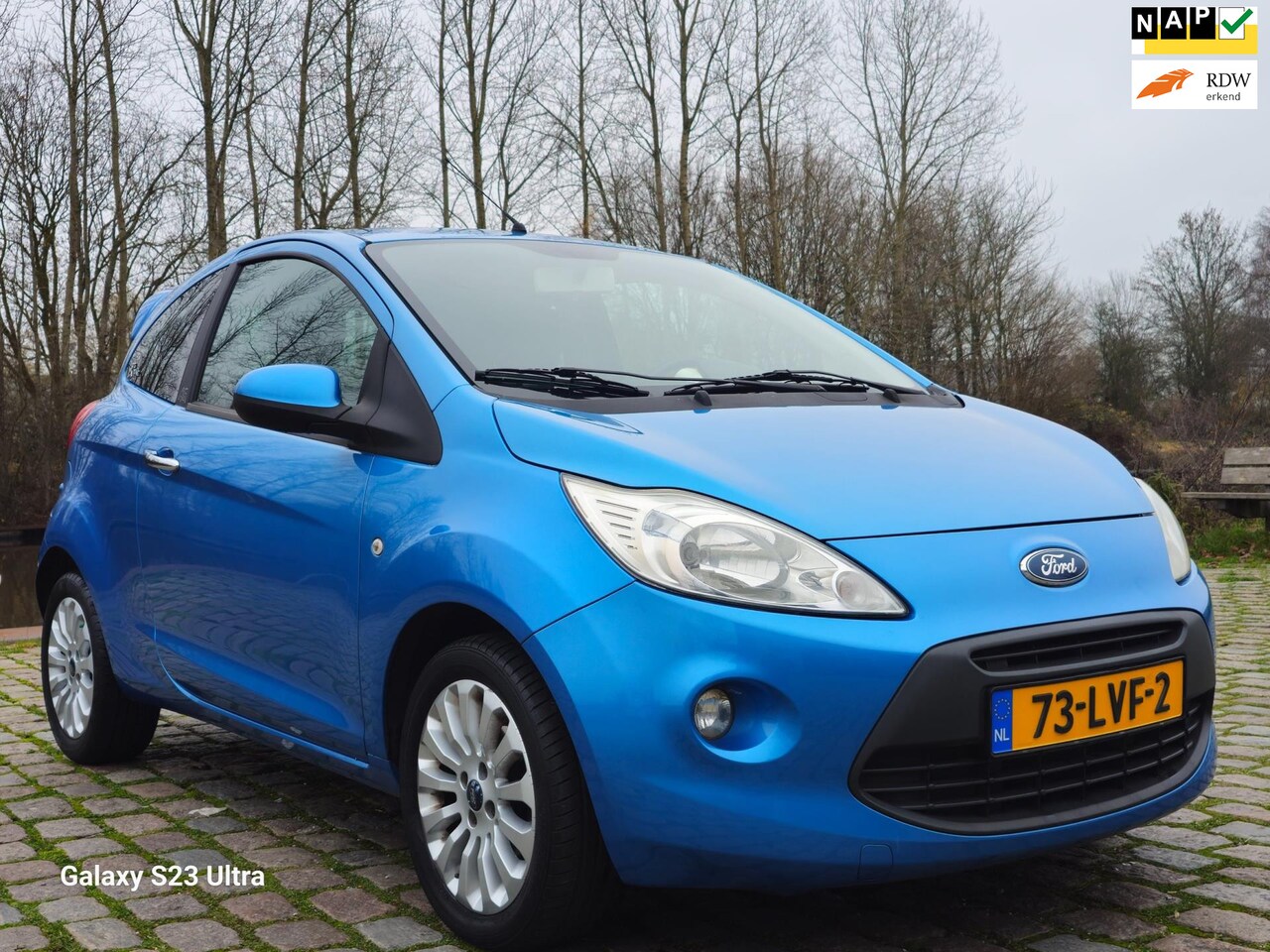 Ford Ka - 1.2 Titanium X 1e eigenaar uniek km org nl auto airco elektrische ramen - AutoWereld.nl