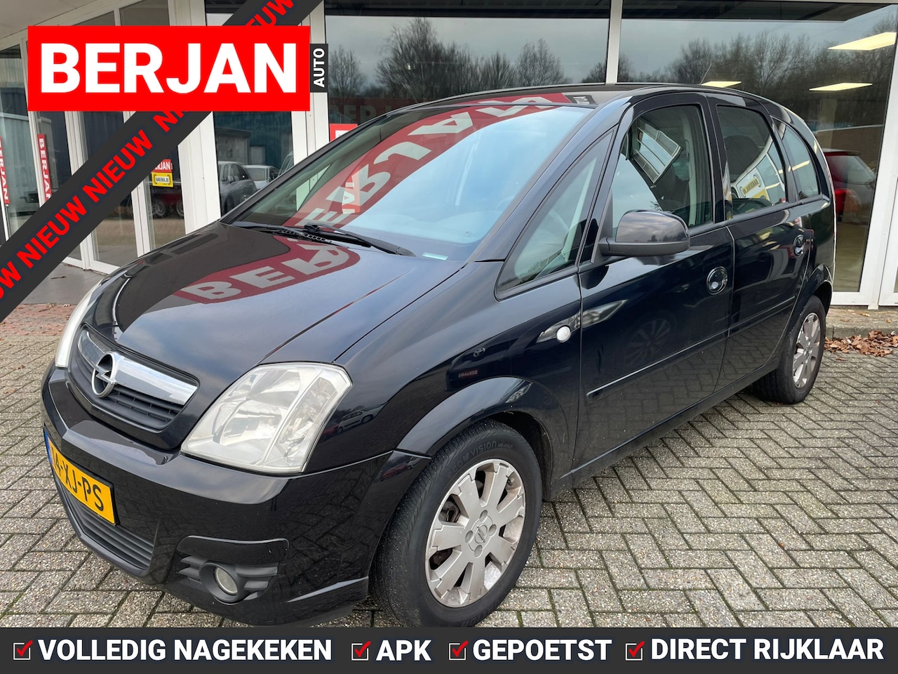 Opel Meriva - 1.4-16V Temptation AIRCO ELEK RAMEN CENT VERG HOGE ZIT 5DEURS NWE APK INRUIL MOG KEURIGE A - AutoWereld.nl