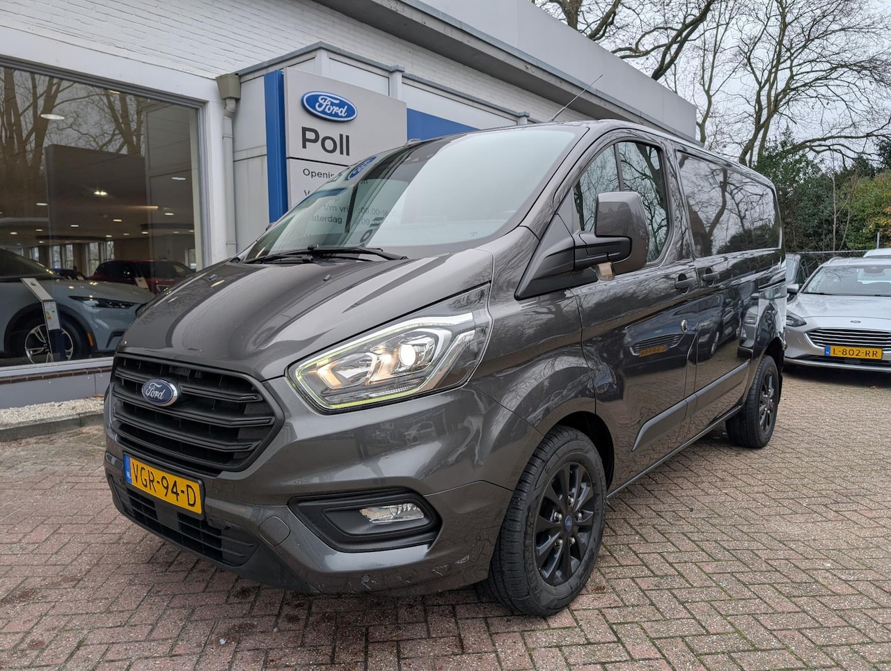 Ford Transit Custom - 320 130pk Limited 3p Touchscreen Camera Trekhaak Voorruitverwarming LM Velgen Dodehoek Dea - AutoWereld.nl