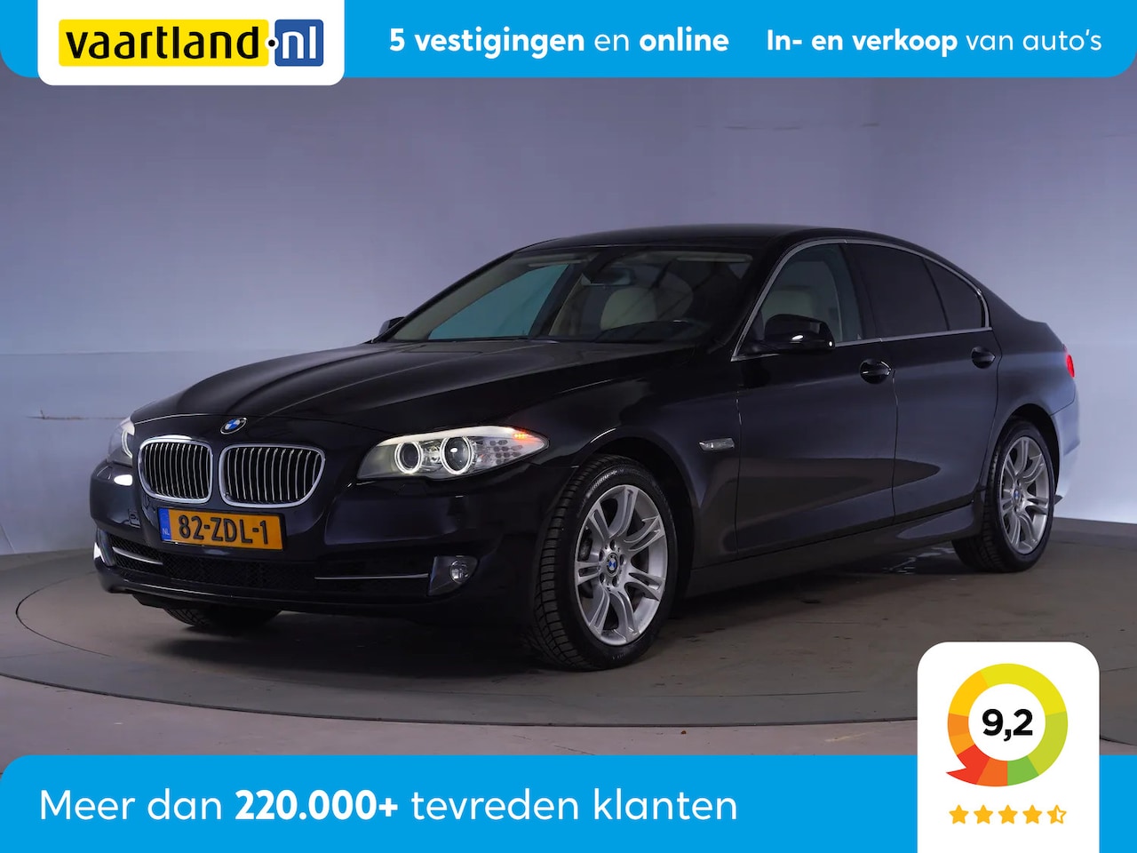 BMW 5-serie - 530i High Executive Aut. 6-cilinder! [ Comfortzetels Leder Navi prof. Xenon ] - AutoWereld.nl