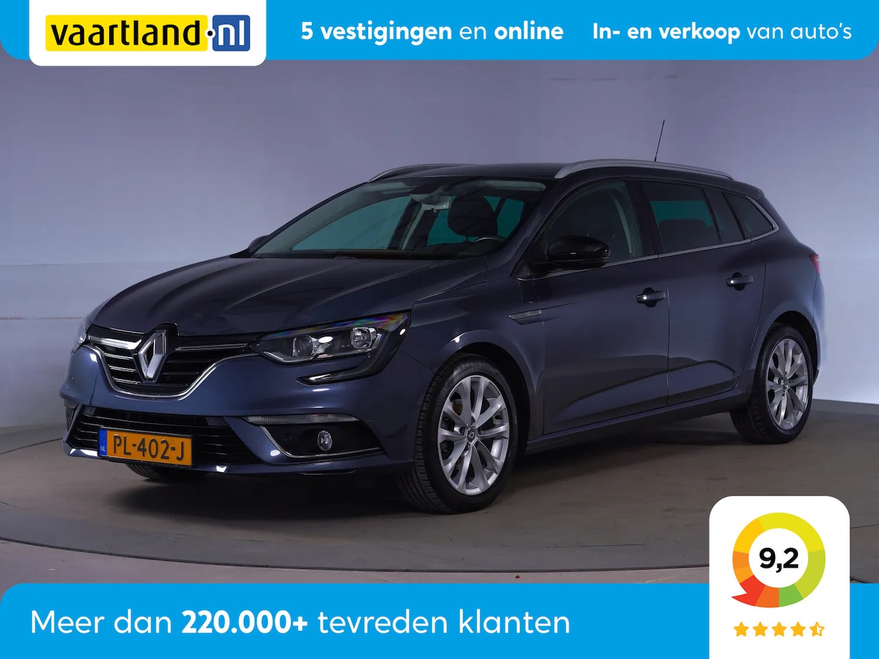 Renault Mégane Estate - 1.2 TCe Limited Aut. [ Apple Carplay navi fullmap cruise control ] - AutoWereld.nl