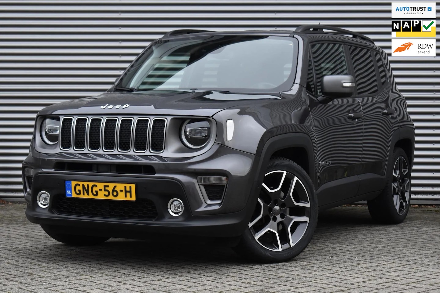 Jeep Renegade - 1.3T 150-PK Limited, Airco, Ecc, Cruise, Navi, Camera. - AutoWereld.nl