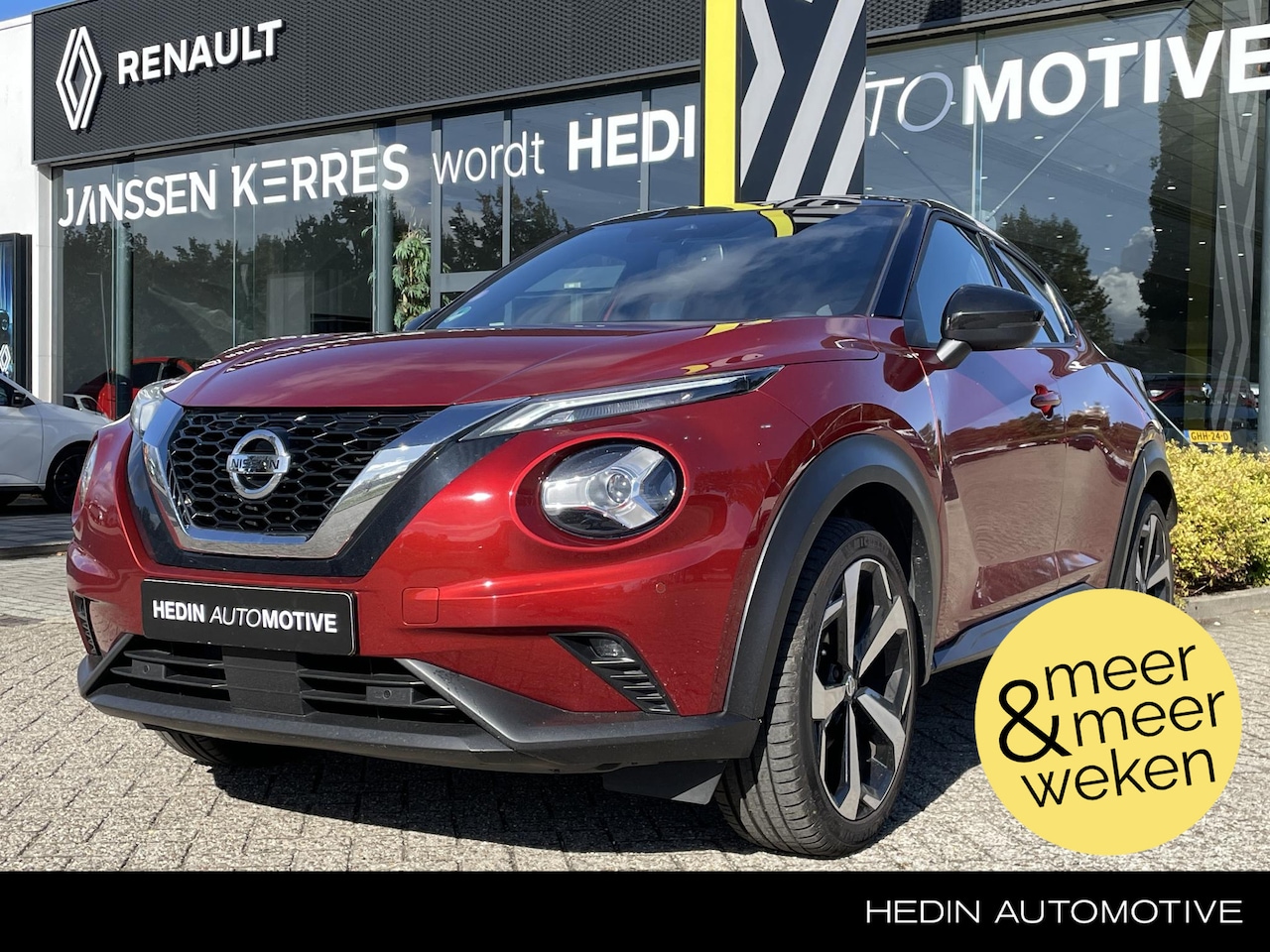 Nissan Juke - 117PK Premiere Edition AUTOMAAT "19inch Velgen, Stoel/Voorruitverwarming, Navi, Camera" - AutoWereld.nl