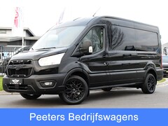 Ford Transit - 350 2.0 TDCI L3H2 Black Edition Camera, Cruise, Caplay, Automaat, 130PK, Trekhaak, Multime