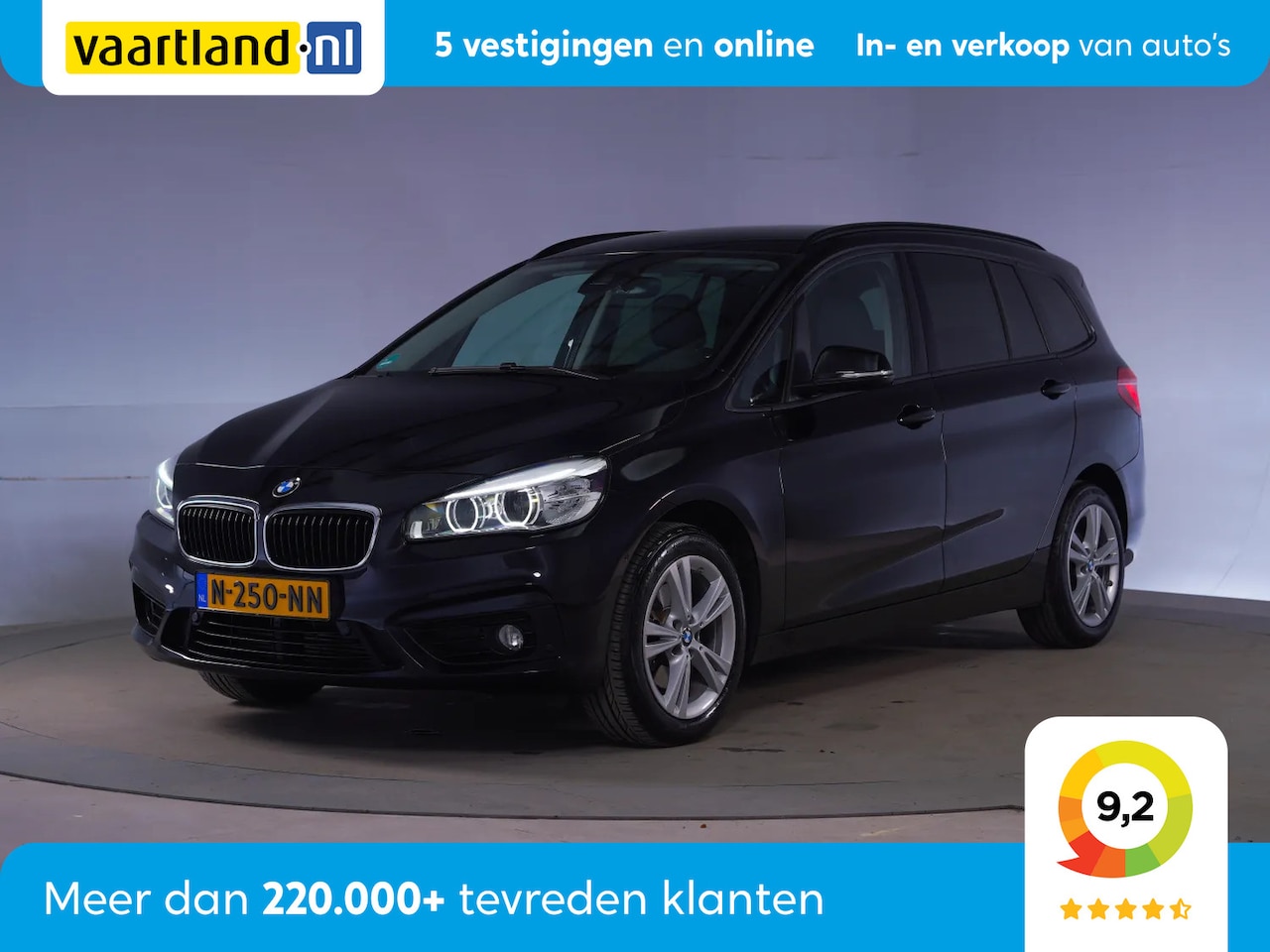 BMW 2-serie Gran Tourer - 218i High Executive Sport Aut. [ LED Navi Sportstoelen ] - AutoWereld.nl