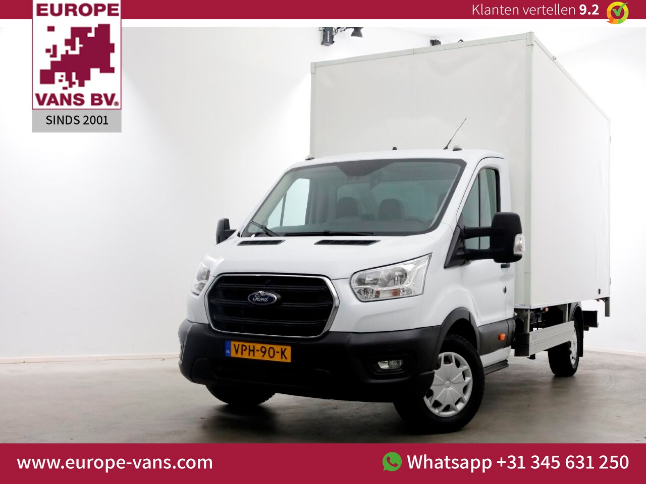 Ford Transit - 350 2.0 TDCI 130pk Trend Bakwagen met achterdeuren H231cm 03-2022 - AutoWereld.nl