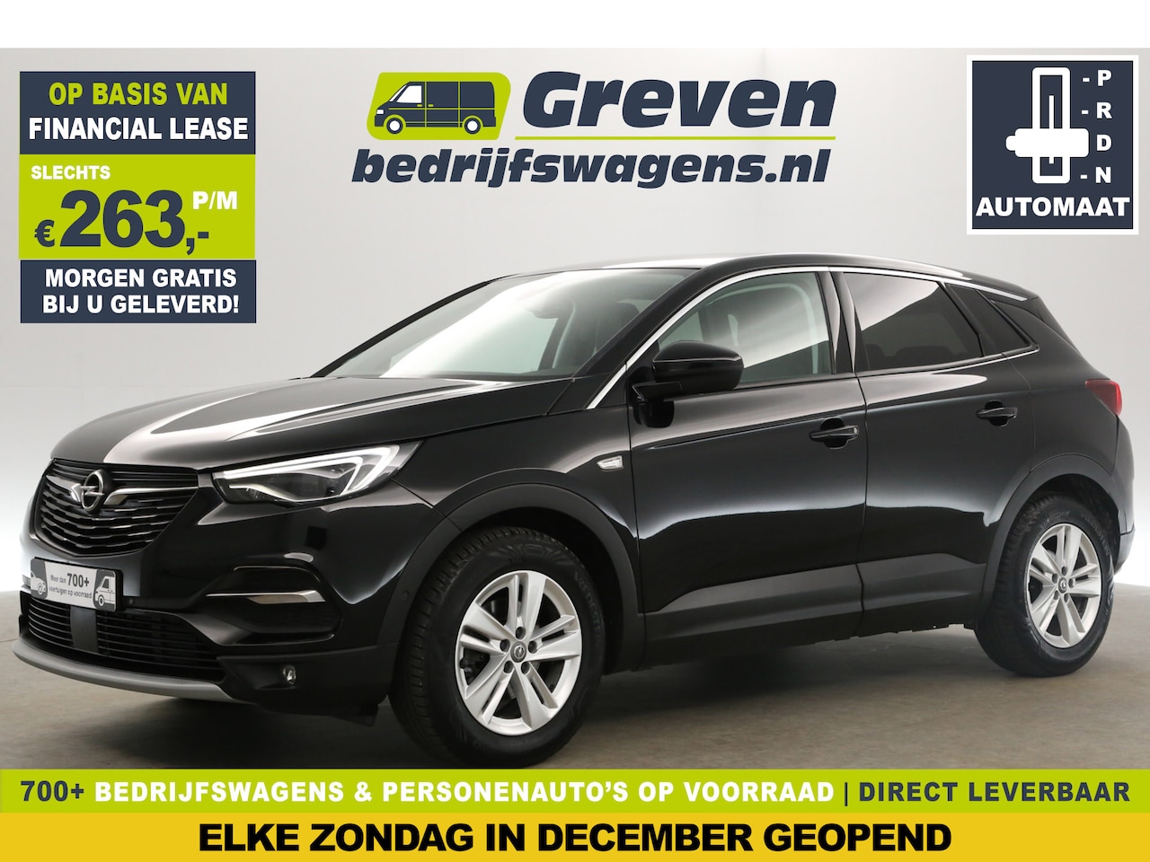 Opel Grandland X - 1.2 Turbo Automaat Clima Camera Carplay Cruise Navi LED 17"LMV PDC Trekhaak - AutoWereld.nl