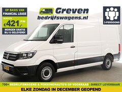 Volkswagen Crafter - 30 2.0 TDI L3H3 140PK Airco Cruise Carplay Navigatie PDC 3 Persoons Elektrpakket