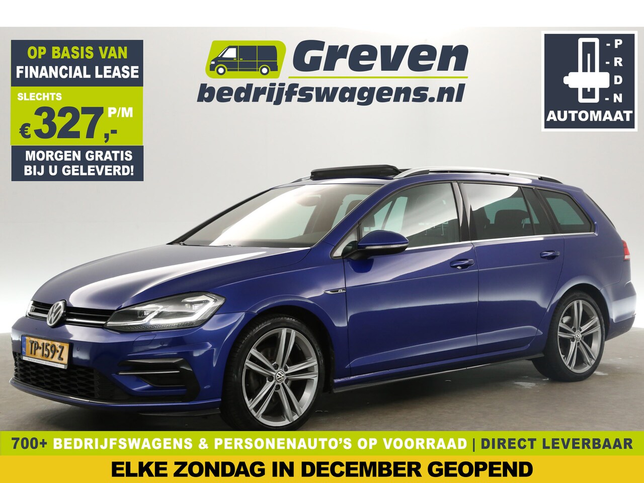 Volkswagen Golf Variant - 1.5 TSI R-line 150PK Automaat Pano Clima Camera Carplay ACC Virtual Navi DSG LED 18"LMV St - AutoWereld.nl