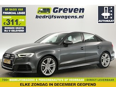 Audi A3 Limousine - 30 TFSI S-line Automaat Clima Cruise PDC Navi LED 18"LMV