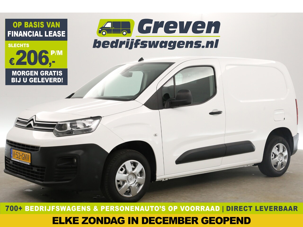 Citroën Berlingo - 1.5 BlueHDI L1H1 Airco Cruise PDC Bluetooth Schuifdeur Elektrpakket - AutoWereld.nl