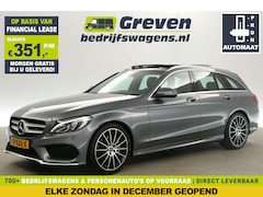 Mercedes-Benz C-klasse - 180 AMG Sport Edition 157PK Automaat Pano Camera Clima Cruise Leder Navi PDC LED 19''LMV T