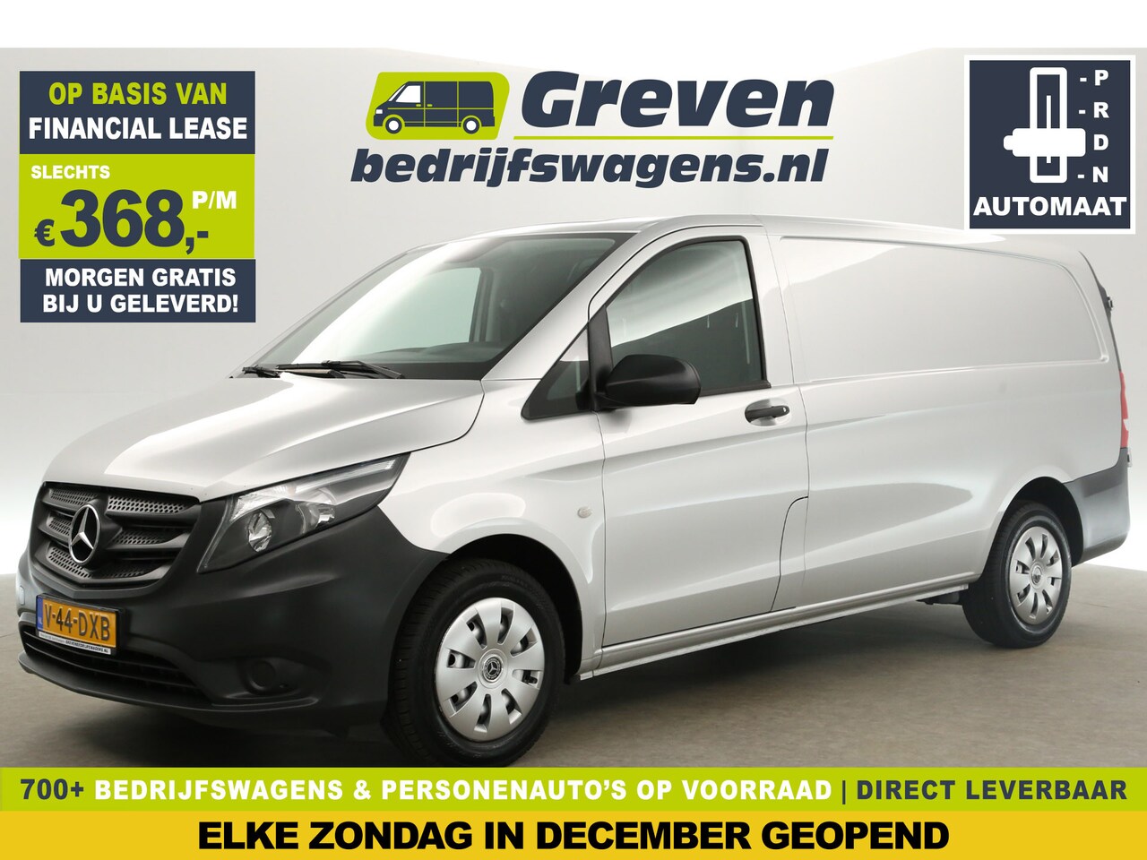 Mercedes-Benz Vito - 114 CDI Lang 136PK Automaat Airco Cruisecontrol 3 Persoons Elektrpakket Trekhaak - AutoWereld.nl