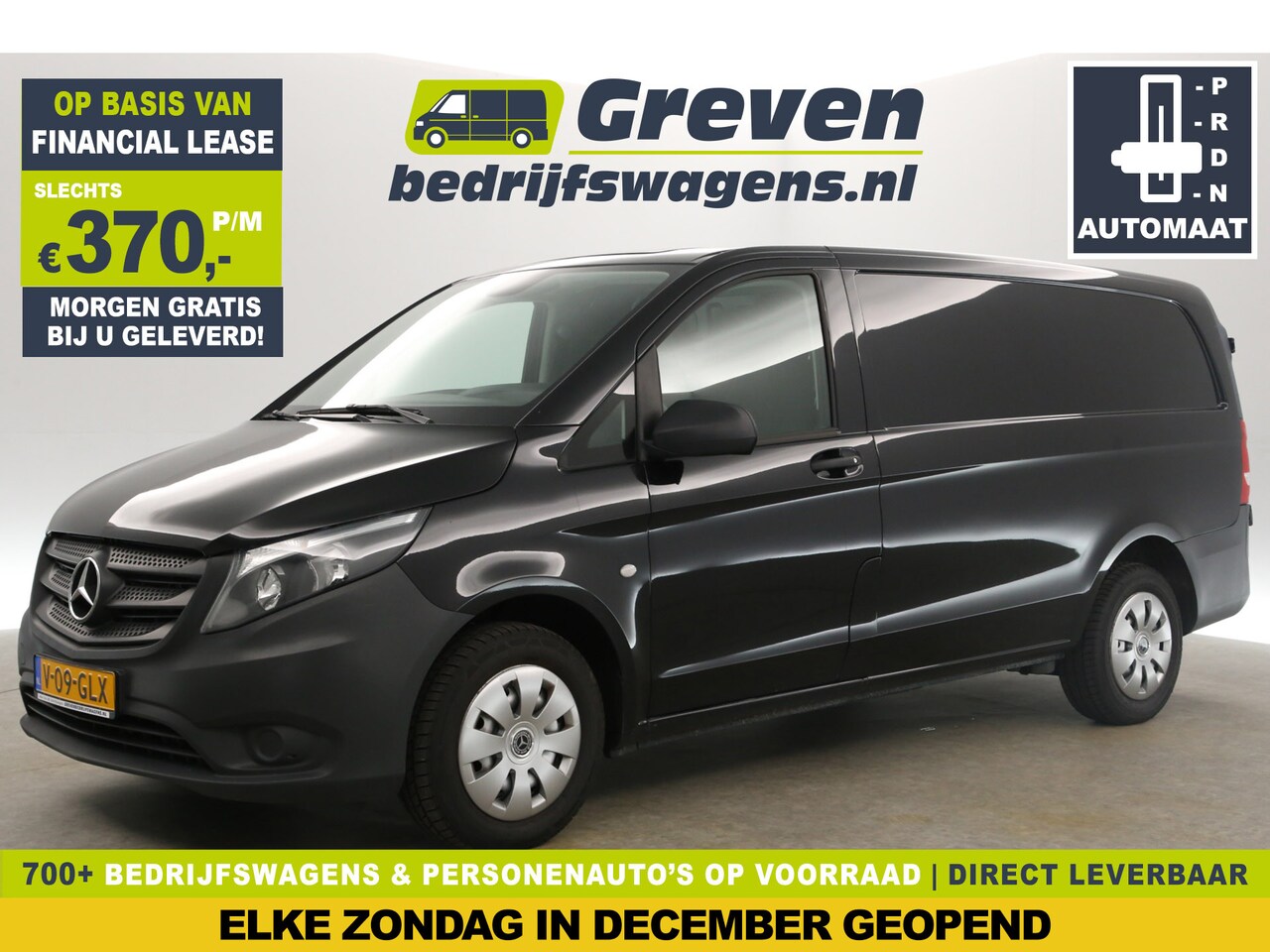 Mercedes-Benz Vito - 114 CDI Lang Automaat Airco Camera Cruise Navigatie 3 Persoons Stoelverwarming Trekhaak - AutoWereld.nl