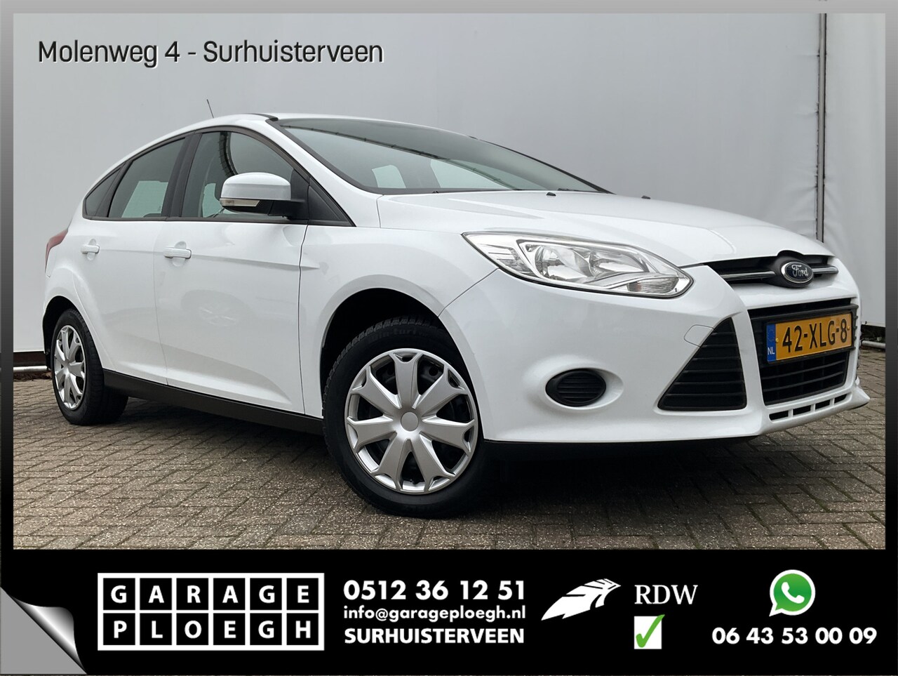 Ford Focus - 1.0 EcoBoost *Nieuwe motor* Navi Trekh Airco Cruise Voll.Onderhouden! - AutoWereld.nl