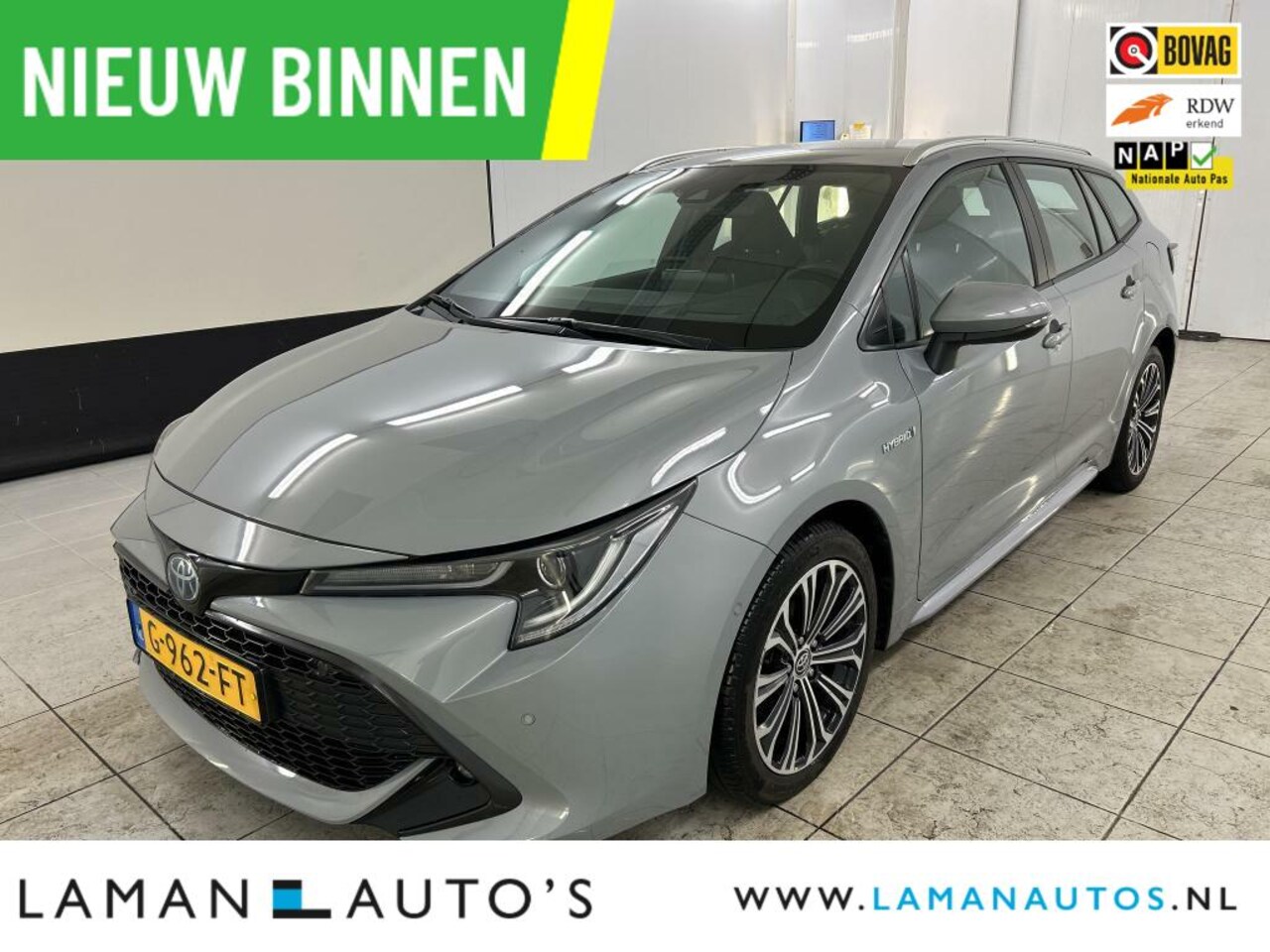 Toyota Corolla Touring Sports - 1.8 Hybrid 122pk Business Intro | ECC HUD Navi LED 17" LMV Metallic ACC | Hybrid Voorschot - AutoWereld.nl