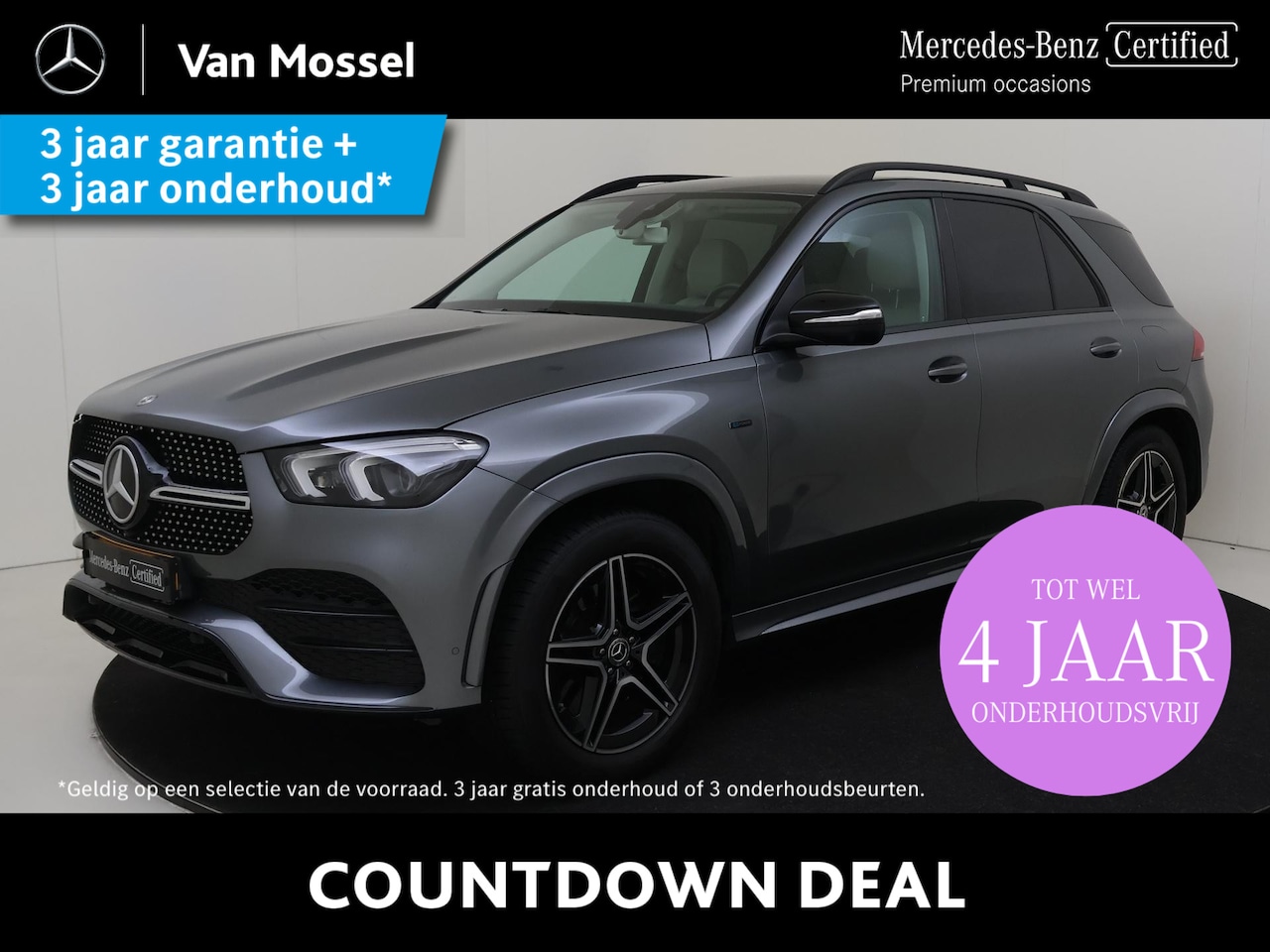 Mercedes-Benz GLE-Klasse - 350 de 4MATIC Premium Plus / AIRMATIC/ Burmester/ Memory/ Beige leder - AutoWereld.nl