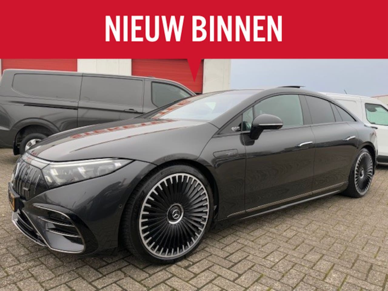 Mercedes-Benz EQS - AMG 53 4MATIC+ 108 kWh *Keramisch*Carbon*4wielsturing*Hyperscreen*Burmester - AutoWereld.nl