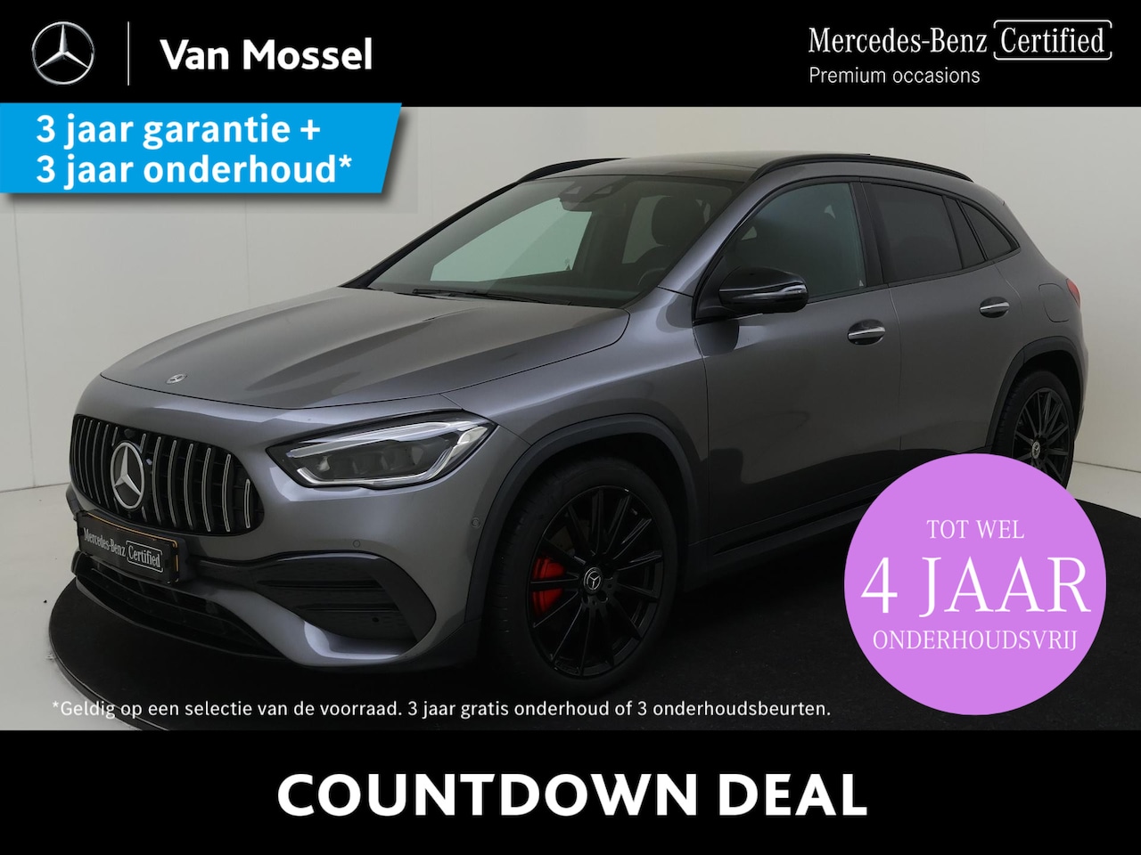 Mercedes-Benz GLA-Klasse - 200 AMG Line / Premium Plus/ Panoramadak/ Memory/ 20 inch/ Night/ Sfeerverlichting - AutoWereld.nl