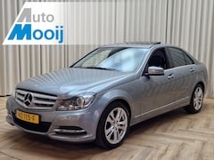 Mercedes-Benz C-klasse - 180 Ambition Avantgarde *Schuif-/Kanteldak* Stoelverwarming / 1/2 Leder / Xenon / Navigati