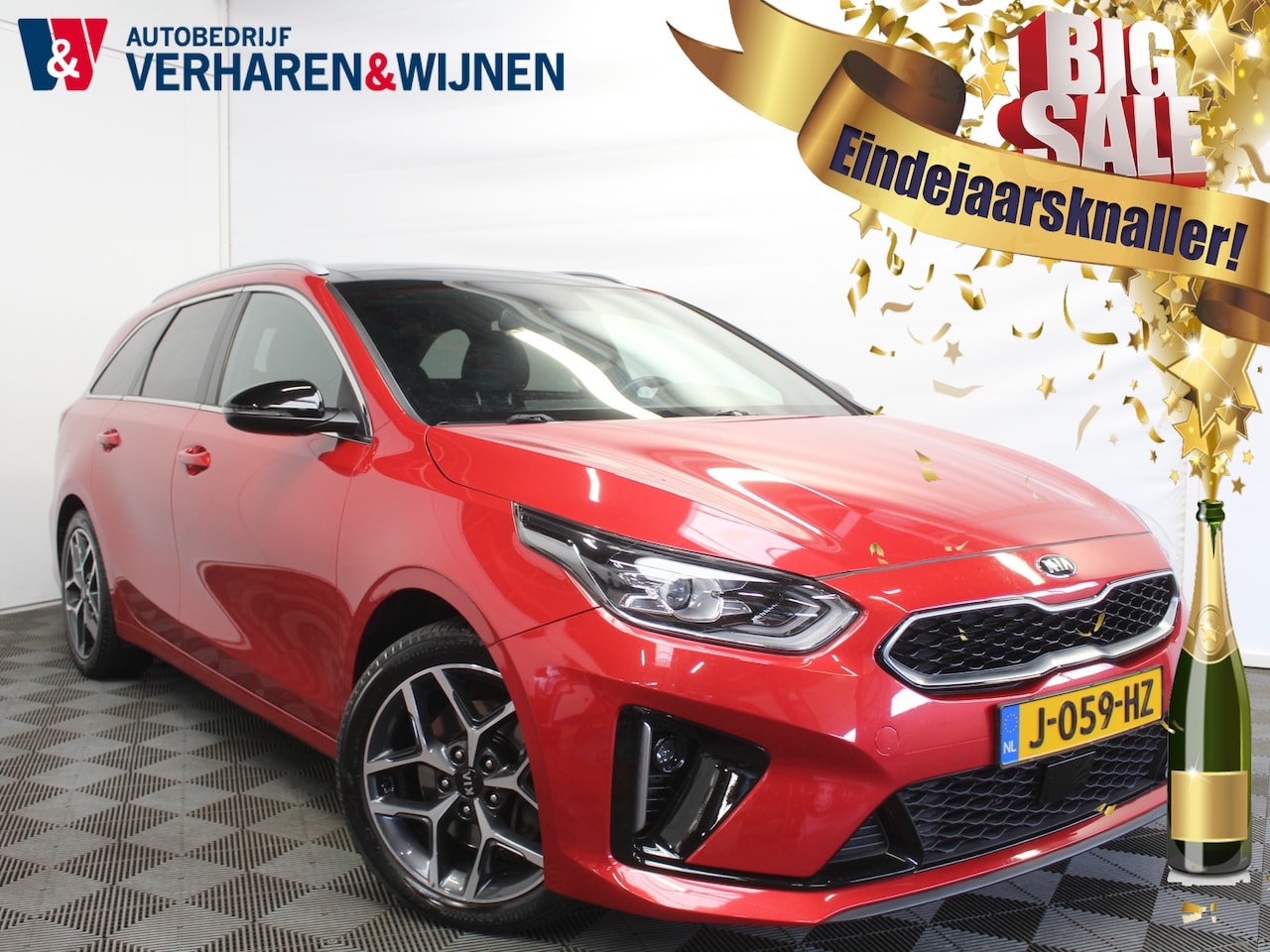 Kia Cee'd Sportswagon - Ceed 1.0 T-GDi GT-Line | NAVIGATIE | PANODAK | CARPLAY | LED | VERW.VSTOELEN | TREKHAAK AF - AutoWereld.nl