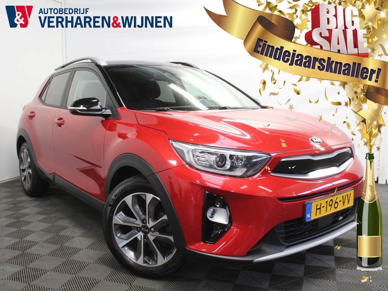 Kia Stonic - 1.0 T-GDi DynamicPlusLine CLIMATE | DAB | APPLECP | CAMERA | LED | NAVI | PDC - AutoWereld.nl