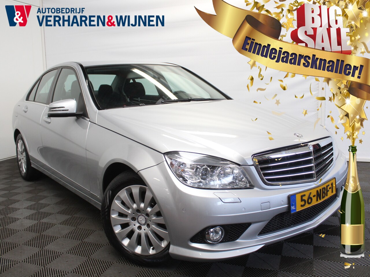 Mercedes-Benz C-klasse - 180 CGI BlueEFFICIENCY Business Class Elegance | CLIMAT | CRUISE | NAVIGATIE | LMV | PDC V - AutoWereld.nl